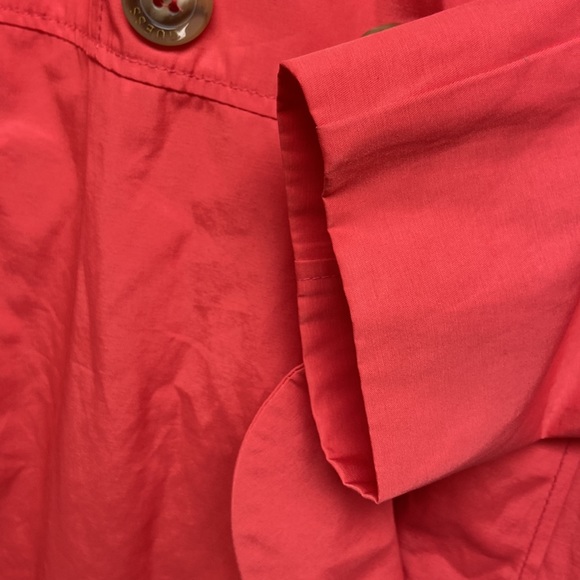 Guess Vintage Red Trench Coat - Picture 7 of 8